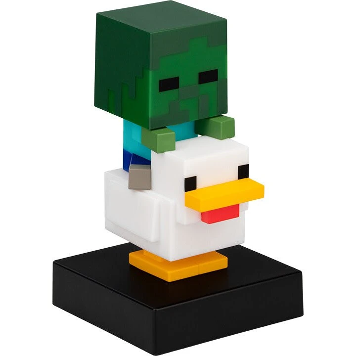 Minecraft Chicken Jockey Ikonlampe - 11 cm