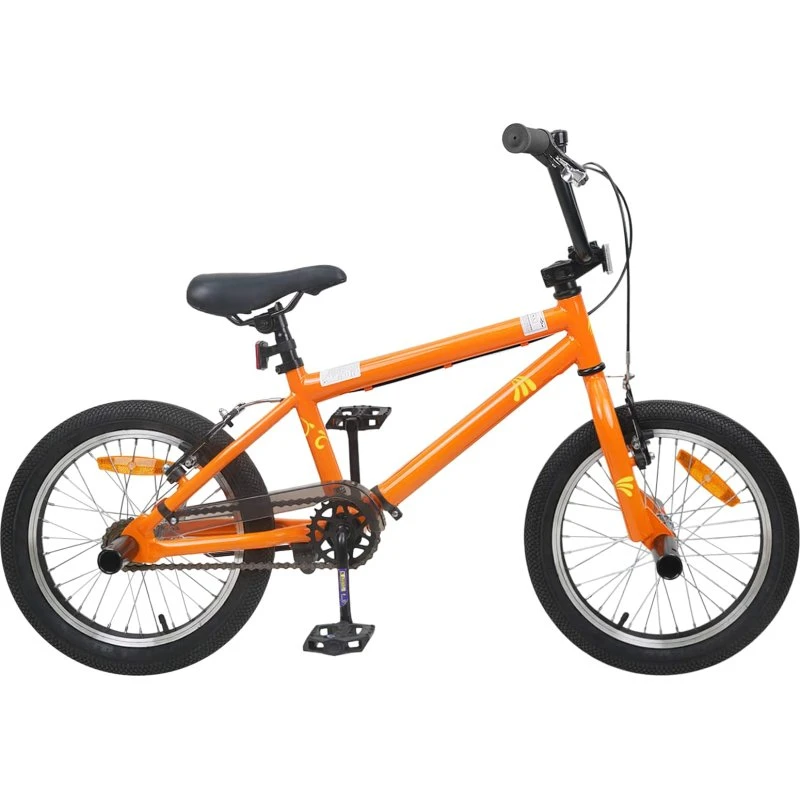 vidaXL BMX Cykel 20 tommer, Orange, justerbar for +9 år