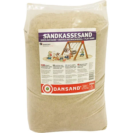 Nordic Play sandkassesand 240 kg (certificeret kvartssand)