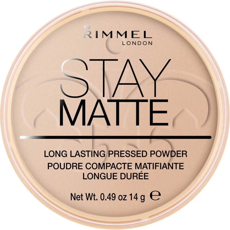 Rimmel London Stay Matte kompakt pudder 005 Silky Beige 14 g