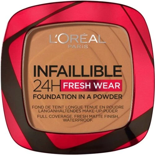 L'Oréal Paris Infallible 24H Powder Foundation 375 Deep Amber 9 g