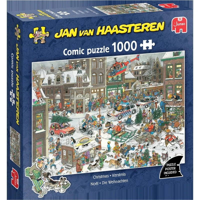 Jan van Haasteren Christmas 1000 brikker