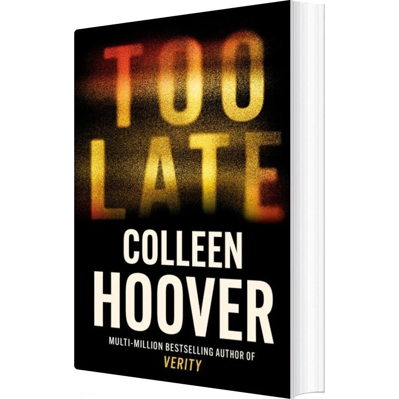 Too Late - Colleen Hoover - Engelsk bok