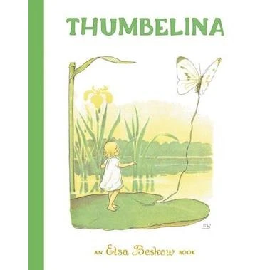 Elsa Beskow - Thumbelina | Børnebog med klædtespind