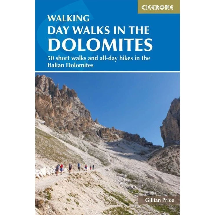 Cicerone Day Walks in the Dolomites – 50 kort og hele dages vandreture