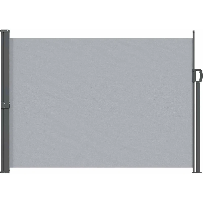 vidaXL Udtrækkelig Side Markise 140 x 300 cm 100% Polyester med Stålramme