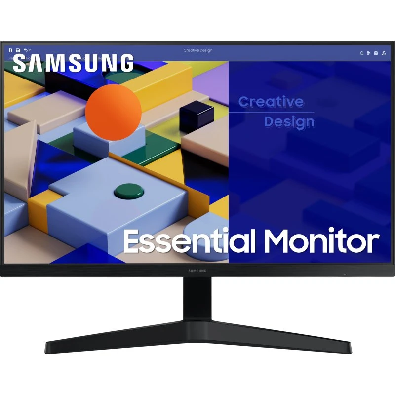 Samsung S24C310EAU 24" Full HD IPS Skærm, 75 Hz, HDMI/VGA, Sort
