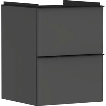 Hansgrohe Xelu Q vaskeskab 480/475 mm mat diamantgrå 2 skuffer