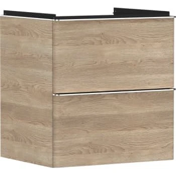 Hansgrohe Xelu Q vaskeskab 580x475 mm 2 skuffer naturlig eg