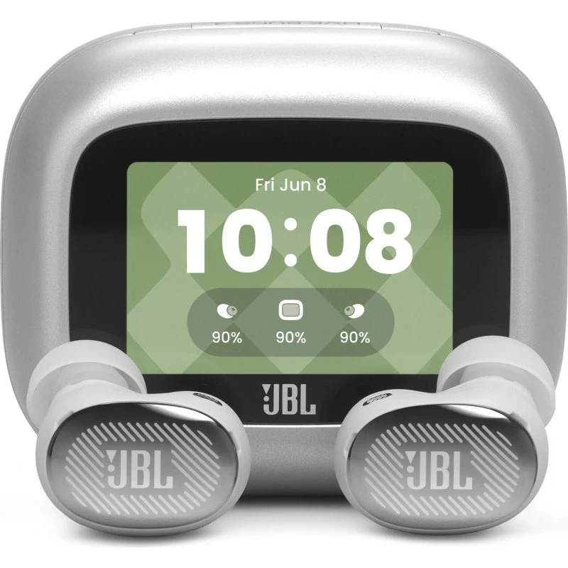JBL Live Buds 4 - Sølv, ANC, 40 timer, IP55