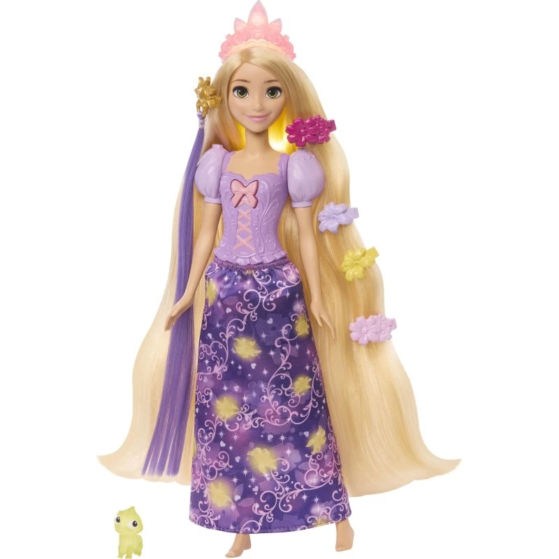 Disney Princess Magisk Rapunzel med lysende hår – 29 cm