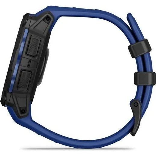 Garmin Instinct 3 45 mm AMOLED Smartwatch, Sort/Blå
