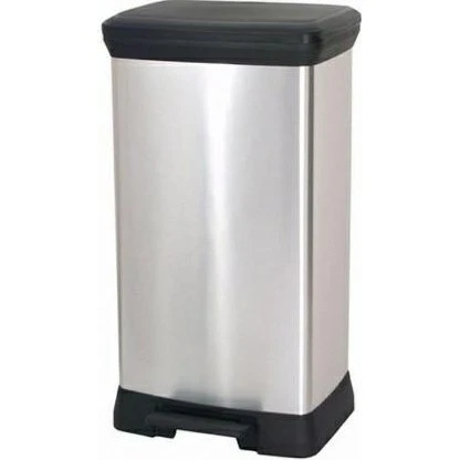 Curver 50L Pedalspand, Metalliseret
