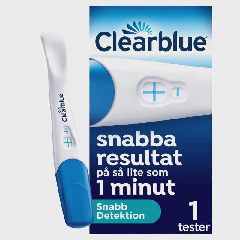 Clearblue Rapid Detection Graviditetstest – Hurtigt resultat på 1 minut