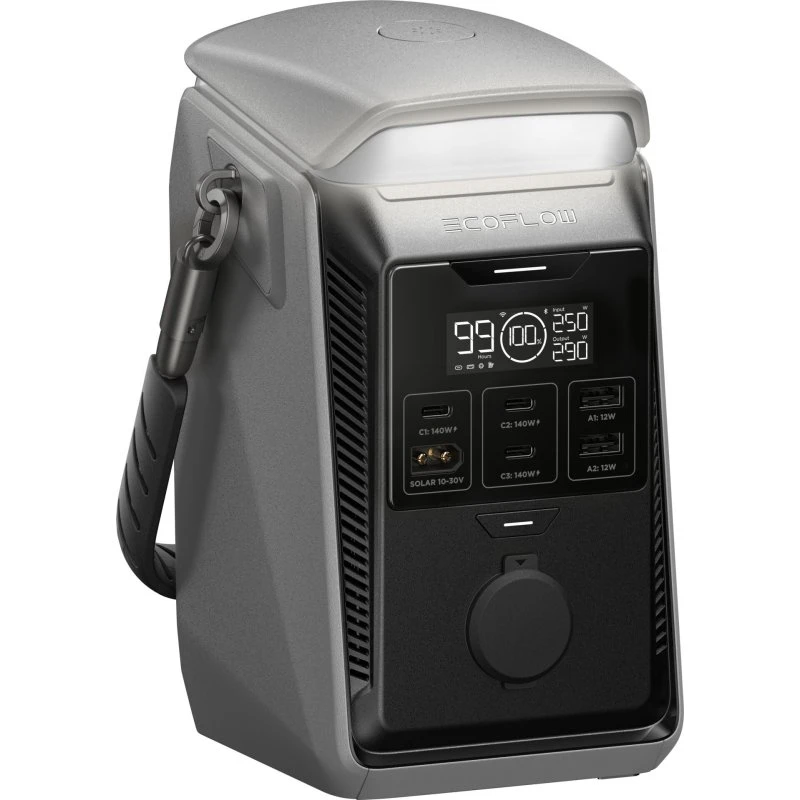 EcoFlow TRAIL Plus 300 DC 288Wh Sort