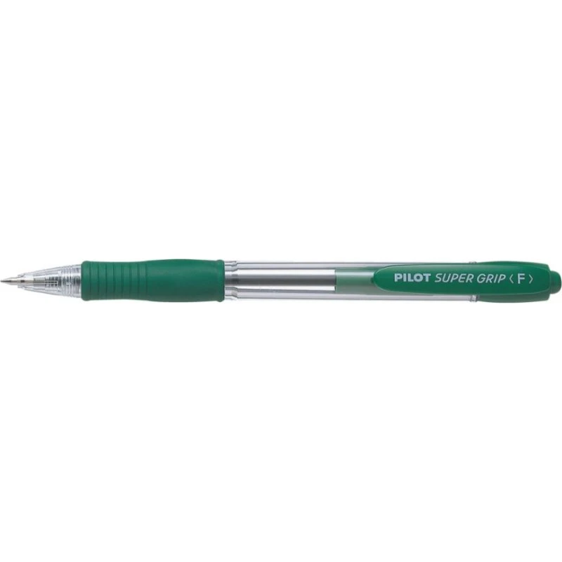 Pilot Super Grip F 0,7 mm Grøn Kuglepen
