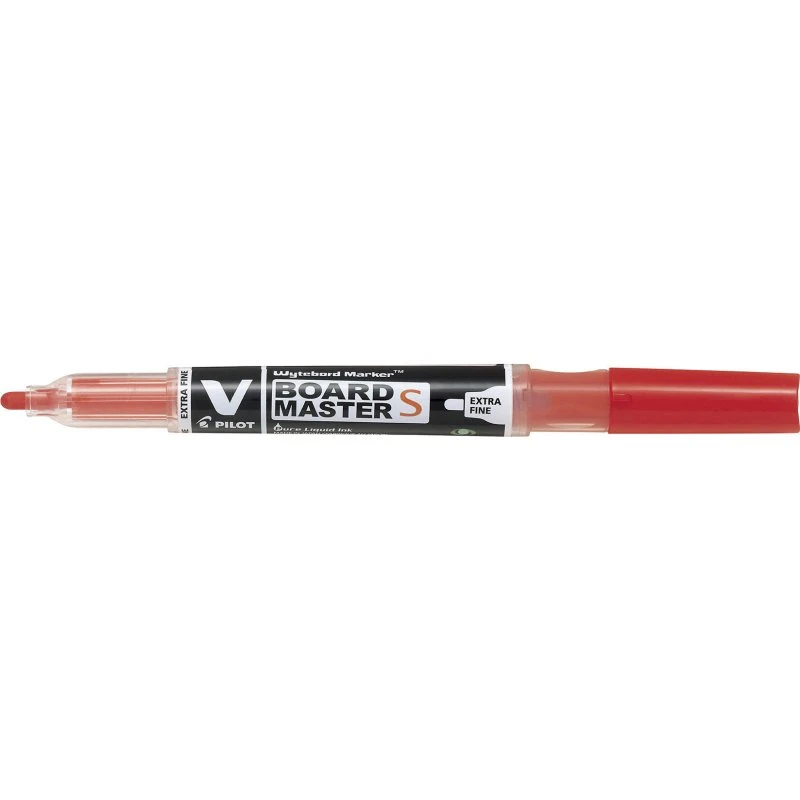 Pilot BG V Whiteboardmarker Rød, Extra Fine, 10 stk
