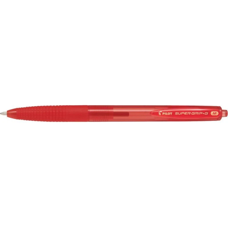 Pilot Super Grip G 0,7 mm rød kuglepen, 12 stk