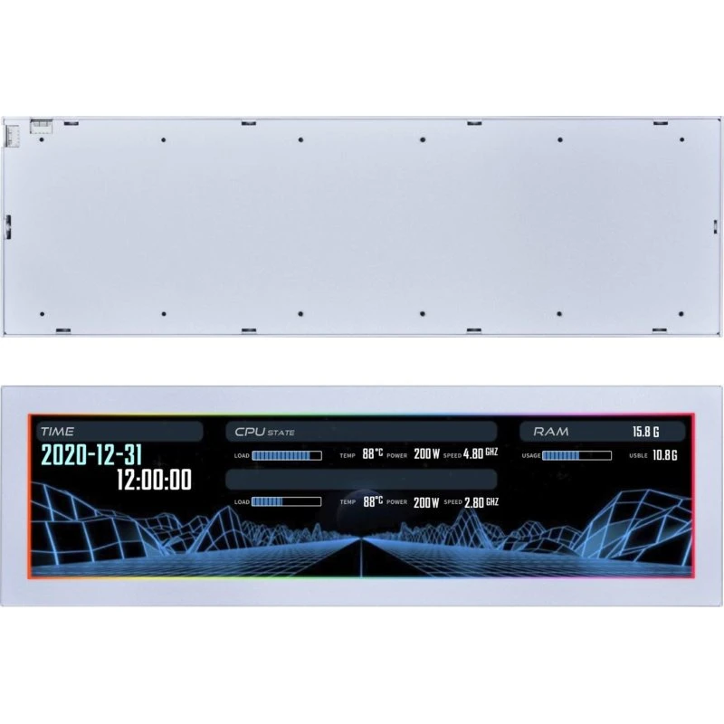 Lian Li SM088W 8,8" Hvid Universal Skærm
