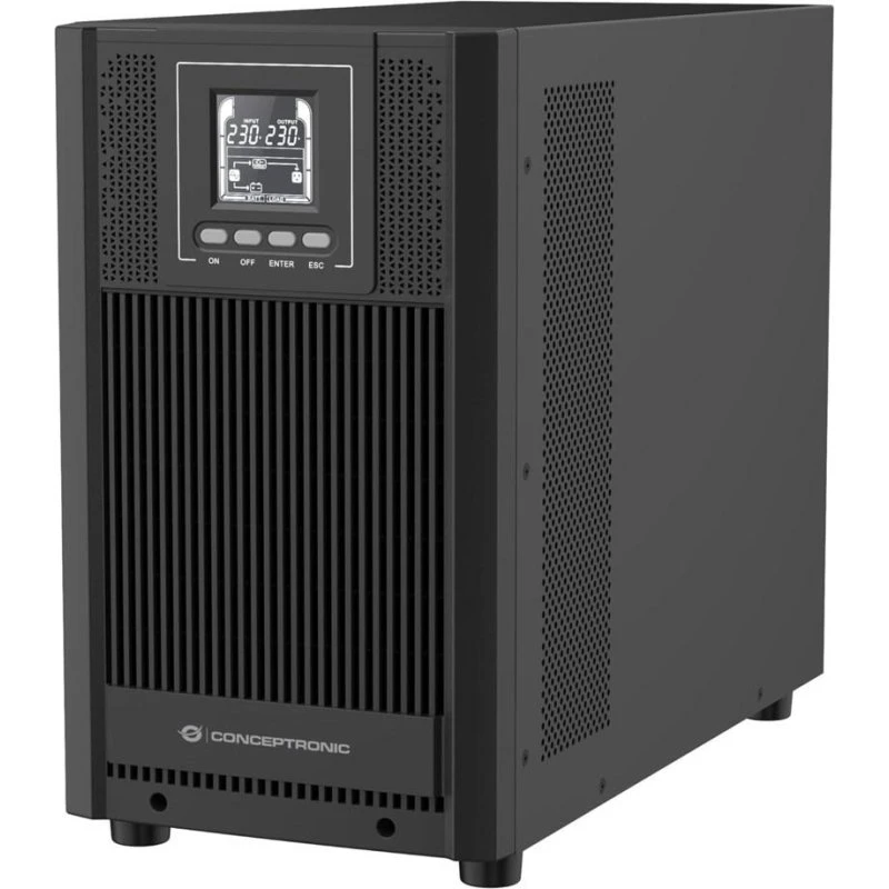 Conceptronic ZEUS52ES3K 3000VA Online UPS, 2,7 kW, sort