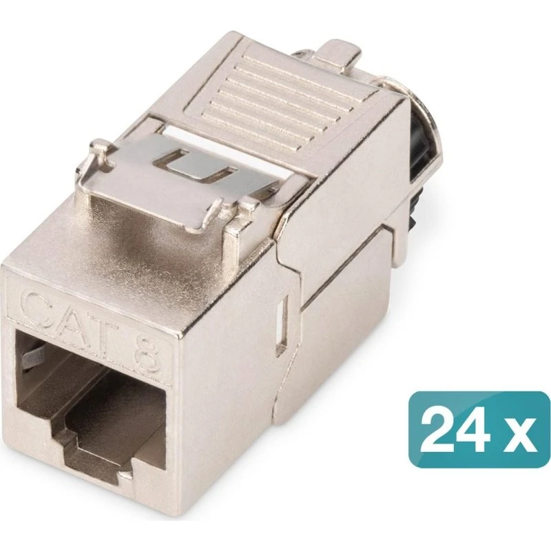DIGITUS CAT 8.1 Keystone-modul, værktøjsfri, 24 stk.