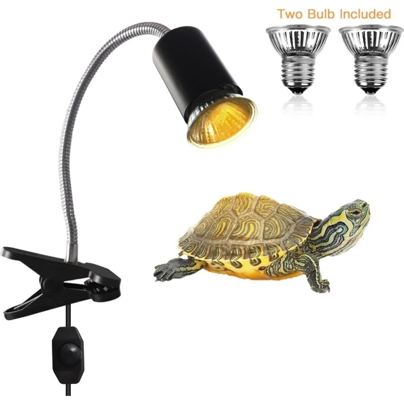 Ledgle Skildpadde Varmelampe Sæt 25W/50W UVA/UVB E27