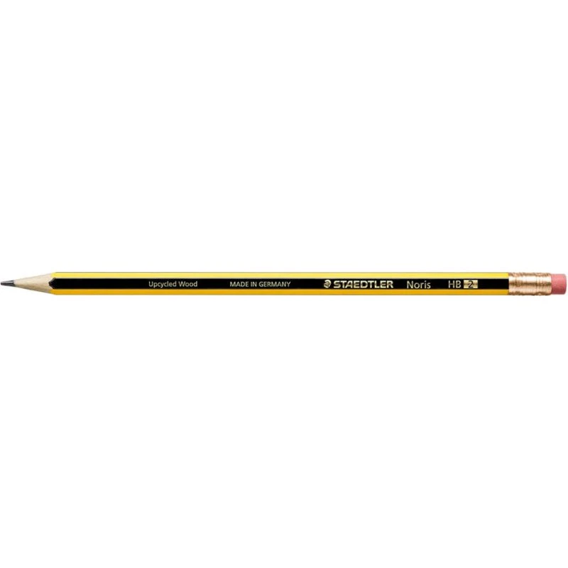 Staedtler Noris Blyant HB med Viskelæder, Upcycled Wood