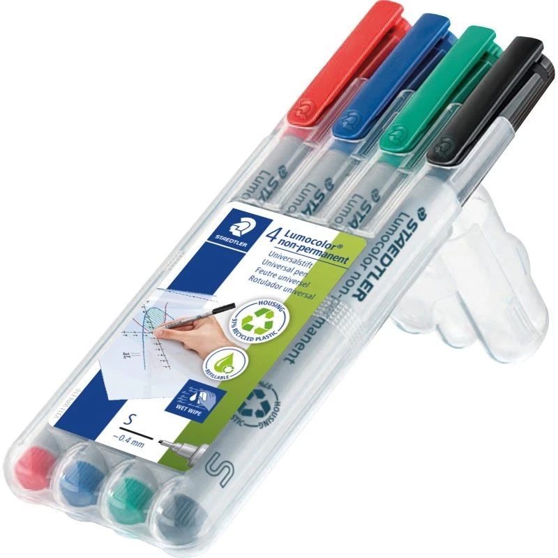Staedtler Lumocolor Non-Perm 0,4 mm 4 stk