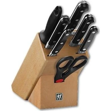 Zwilling Professional S Knivblok Sæt, 8 dele, natur