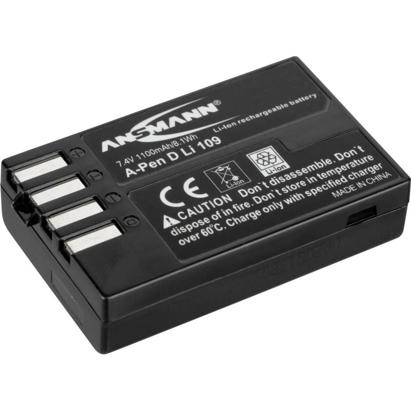 Ansmann A-Pen D-Li 109 1100mAh Li-Ion batteri til Pentax