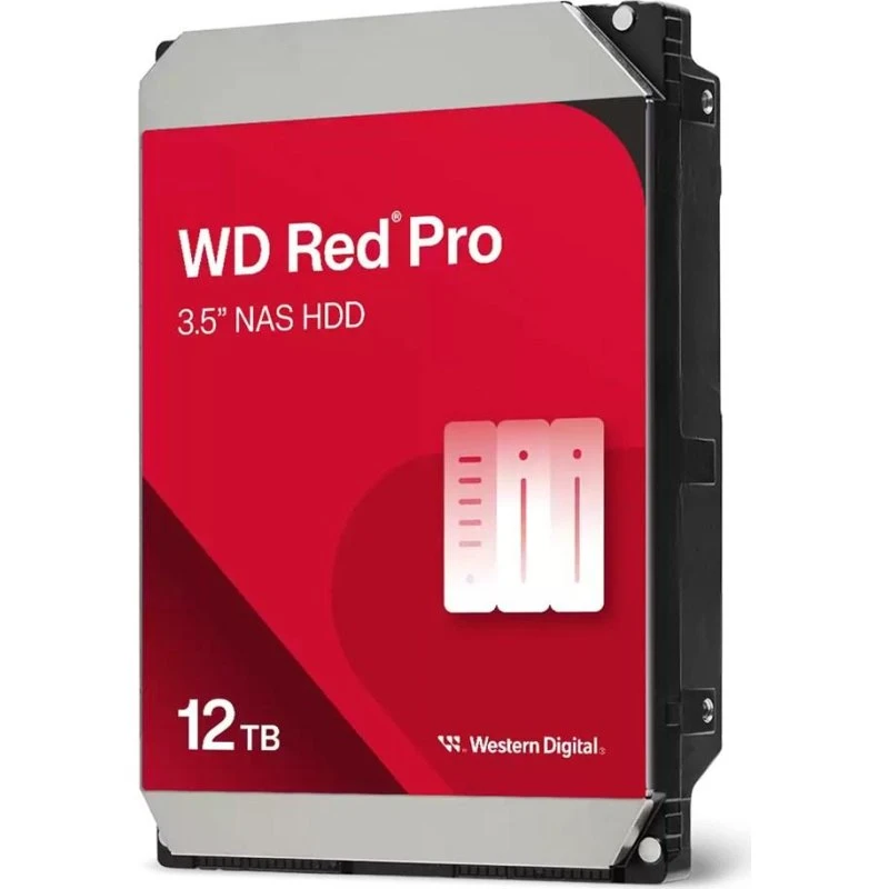 WD Red Pro 12 TB 3,5" 7200 RPM SATA III NAS-harddisk