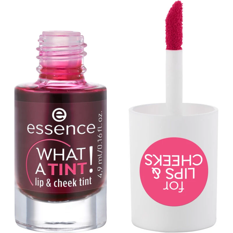Essence What A Tint! Lip & Cheek Tint 01 Kiss From A Rose 4,9 ml