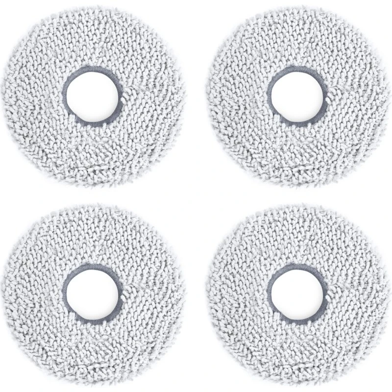 Ecovacs DWP020022 Moppemåtter til OZMO Turbo T50, 4 stk, hvid