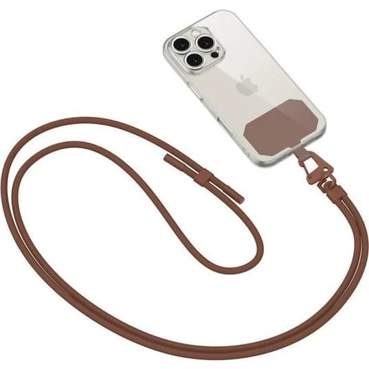 Tech-Protect C5S Crossbody-rem, Chokoladebrun