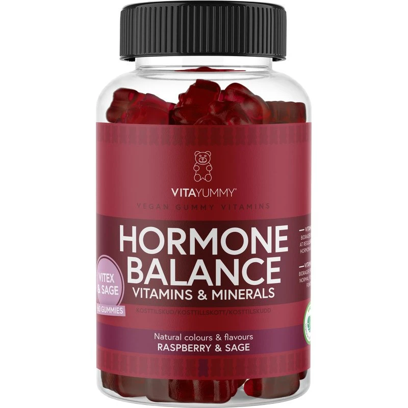 VitaYummy Hormone Balance Raspberry & Sage 60 stk