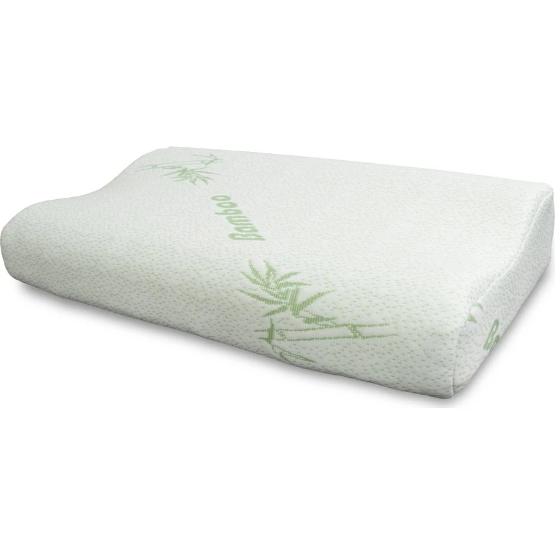 Zen Sleep Ergonomisk Bambus Nakkepude i Memory Skum, 50x30x10 cm