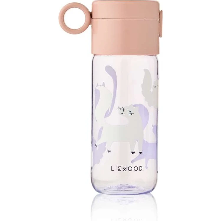 Liewood Clemence Tritan Drikkeflaske 350 ml Cat/Warm Lilac