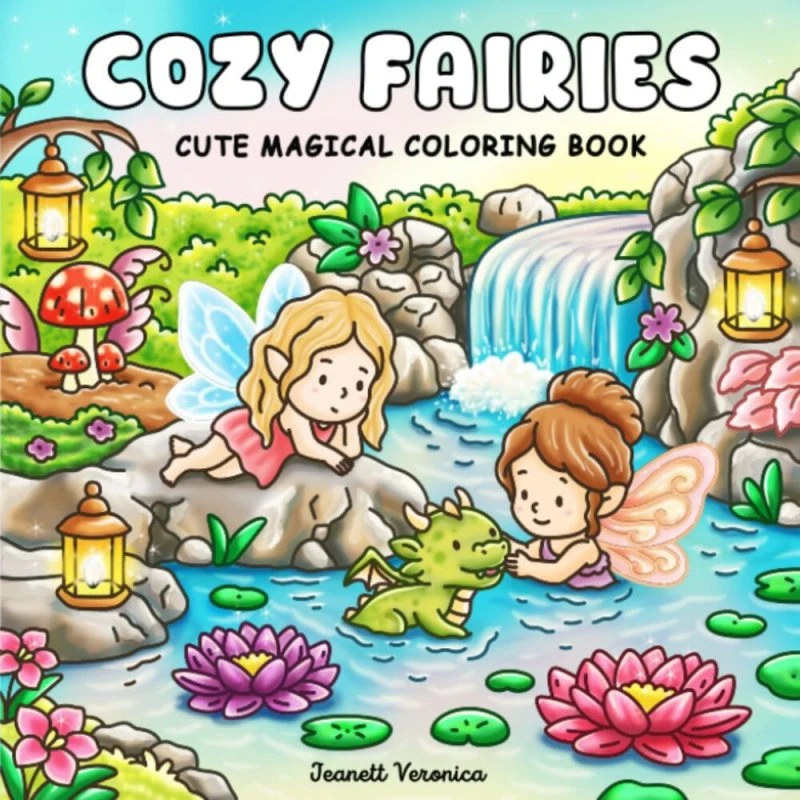 Cozy Fairies - Malebog for voksne og unge