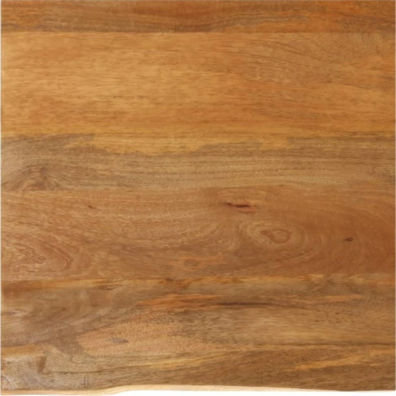 vidaXL bordplade 80x80x3,8 cm naturlig kant massivt mangotræ