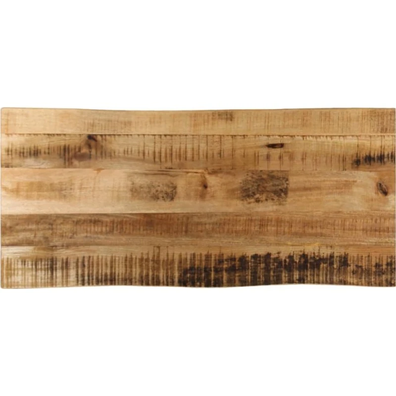 vidaXL bordplade 100x40x3,8 cm naturlig kant massivt mangotræ