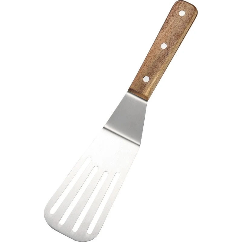 Dorre Steph slidset stegespade 28 cm, rustfrit stål & akacietræ