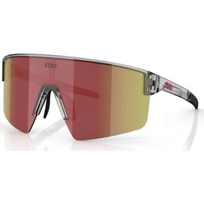 Bliz P004 L Transparent Dark Grey/Red