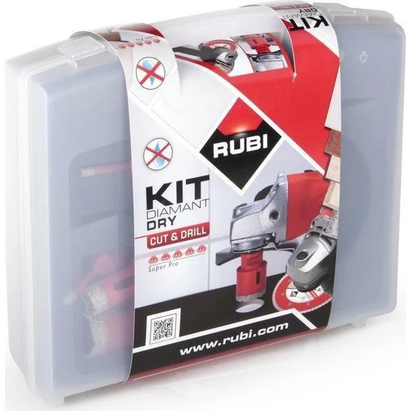 Rubi Drygres Diamantbor Sæt 6 dele M14