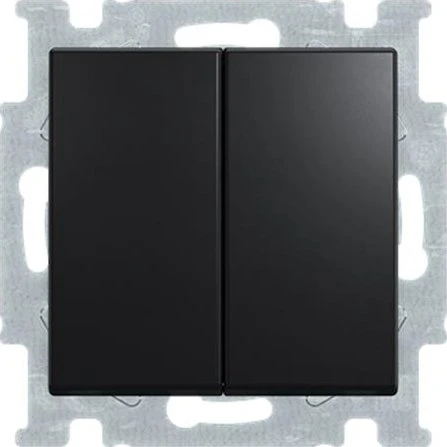 ABB B55 Dobb. Korr. Afbryder, Mat Sort