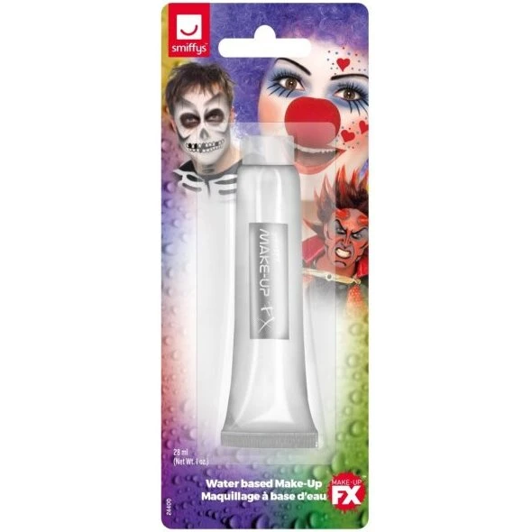 Smiffy's Make-Up FX Aqua Cream - Hvid, 28 ml