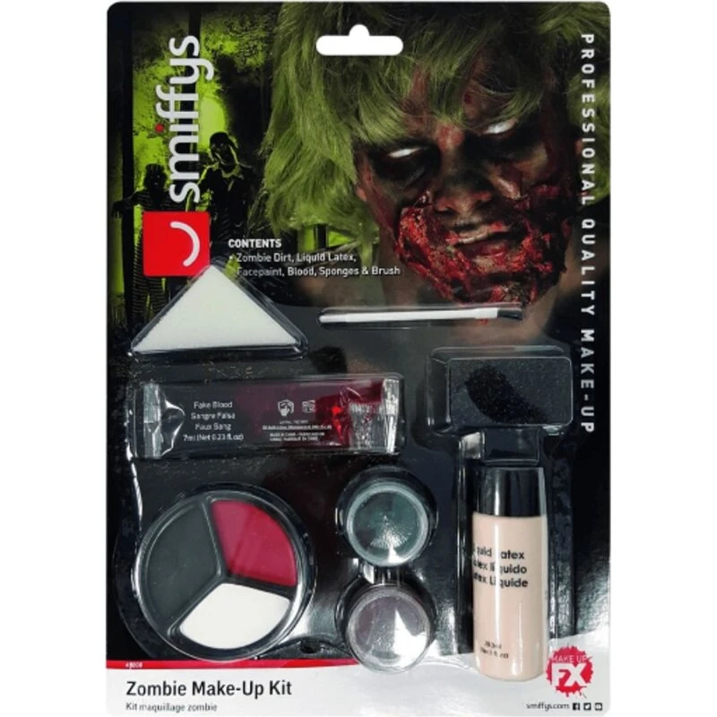 Smiffys Make Up FX Zombie Powder Dirt Kit