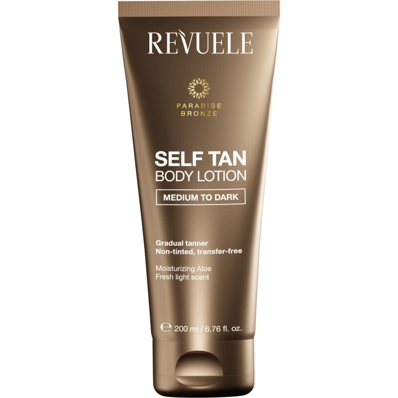 Revuele Paradise Bronze Selvbruner Bodylotion Medium–Mørk 200 ml