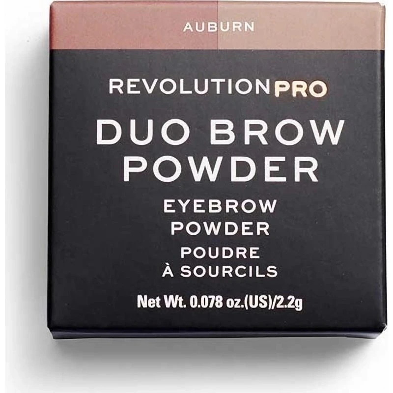 Makeup Revolution REVOLUTION PRO Vegansk Øjenbrynspulver Auburn 22g
