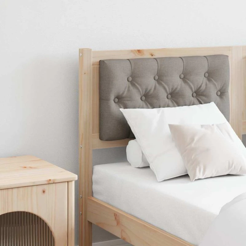 vidaXL Hovedgærde 150 cm Brun/Taupe Massivt Fyrretræ