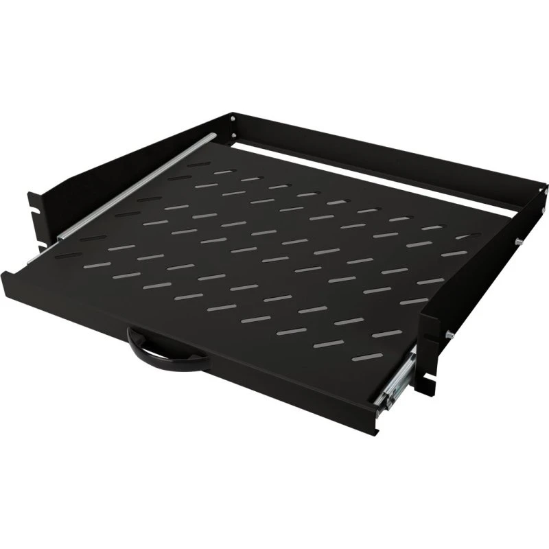 DIGITUS DN-19-TRAY-2-450-SW 2U Rackhylde Sort